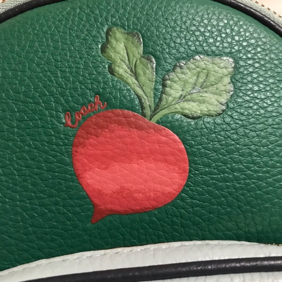 🌺 Coach Mini Court Backpack With Radish ❤️ - Picture 11 of 13
